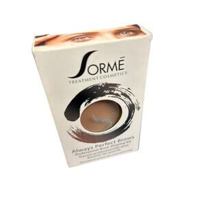 Sorme Professional Brow Shaping Kit Medium Brown 55 with Stencils New